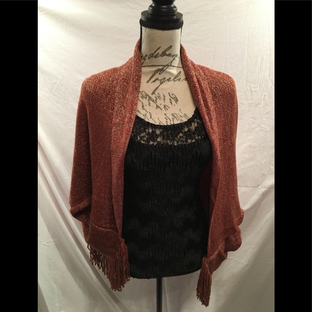 Rust Color Shrug - Picture 1 of 6